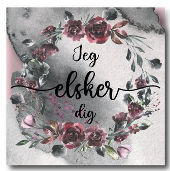 smuk dekorationsflise som kan bruges som glasbrik eller som bordskåner. MoodTiles