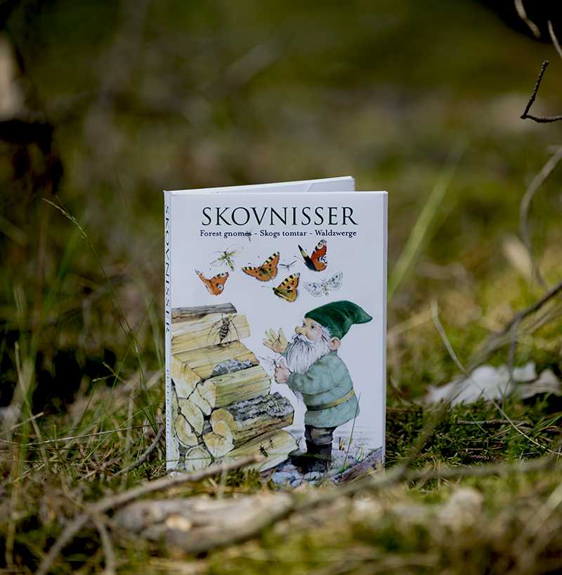 Cardfolder Forrest Gnomes - 8 forskellige julekort - MoodTiles