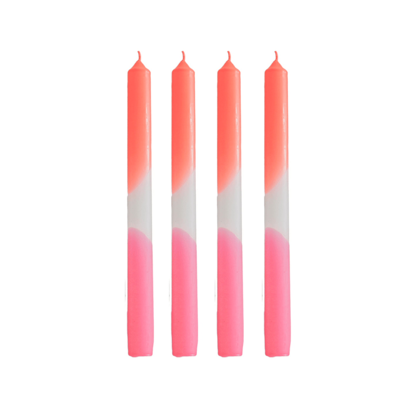 HV Dipdye 4 Koniske - Rød/Neon Pink - 25,8x9,5x2,5cm - MoodTiles