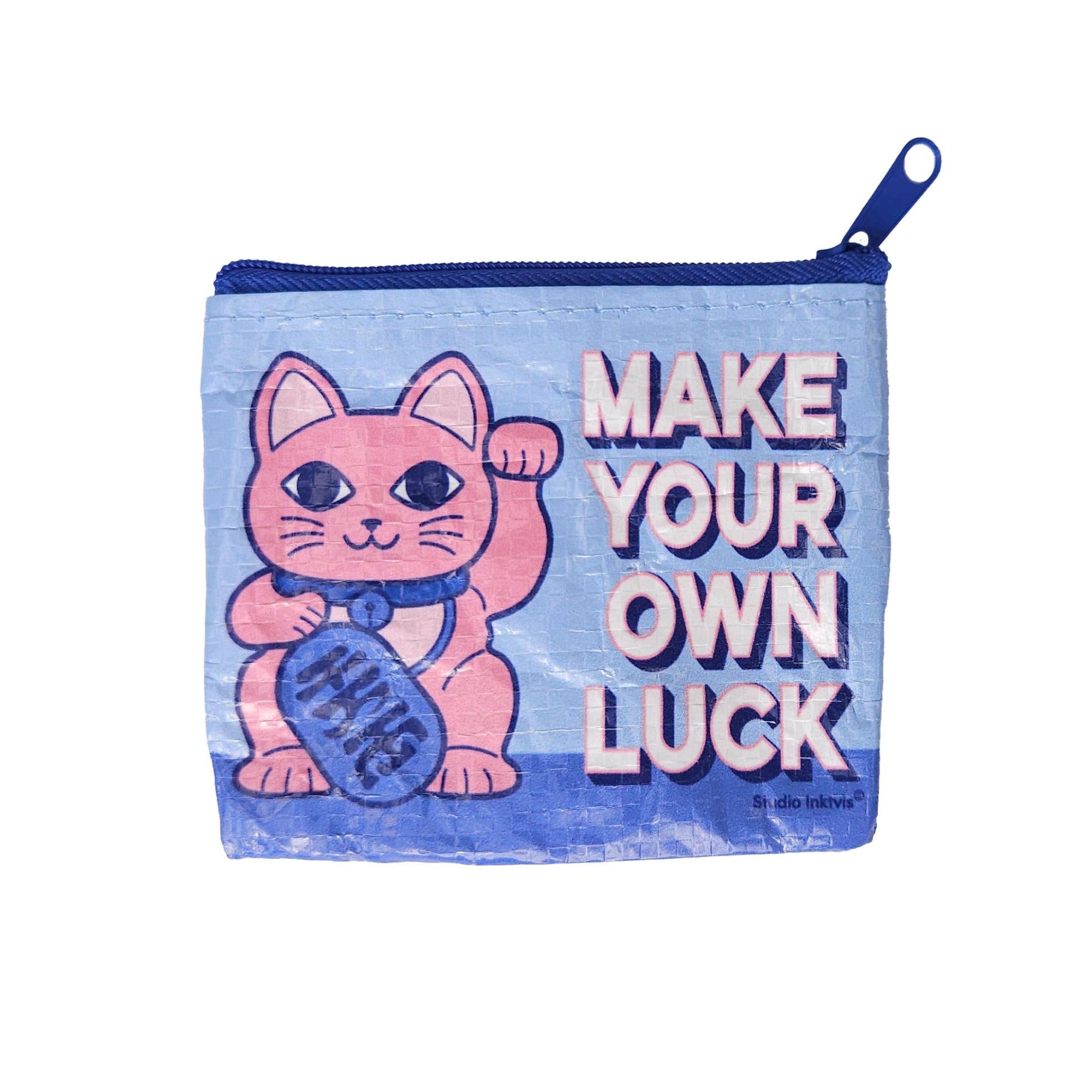 Mini pung Maneki Neko skab din egen lykke genbrugsplast - MoodTiles