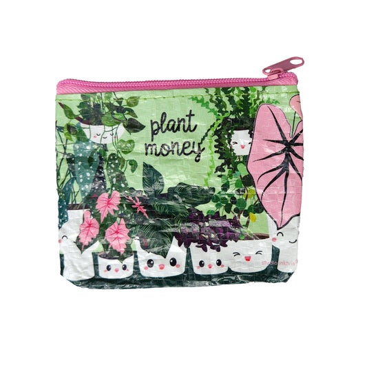 Mini pung Møntpung Plant penge genbrugsplast - MoodTiles