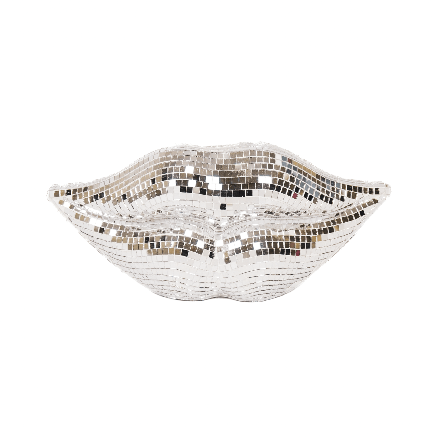 Ornament - Disco - Læber - Glas - Sølv - 29x10x13,5cm - MoodTiles