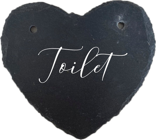 Skiferhjerte med egen tekst. MoodTiles. Design selv hvad der skal stå
